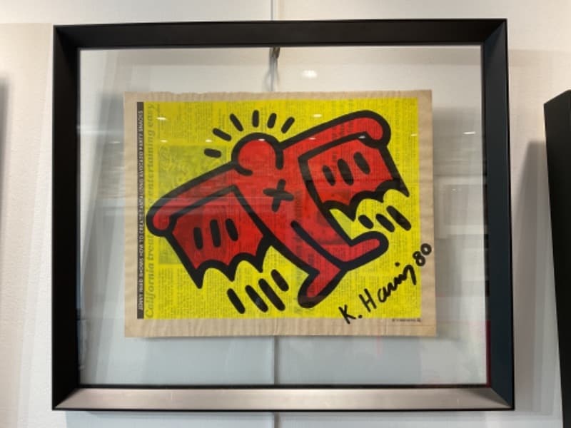 Dessins gouache, aquarelle Keith HARING 